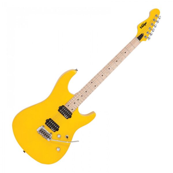 Vintage V6M24DY Reissued Electric Guitar - Daytona Yellow