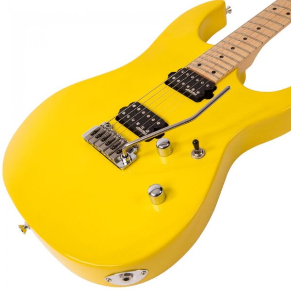 Vintage V6M24DY Reissued Electric Guitar - Daytona Yellow - Body