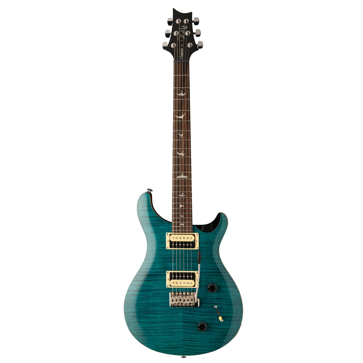 PRS SE Custom 22 Electric Guitar - Sapphire - Zebra Muzik
