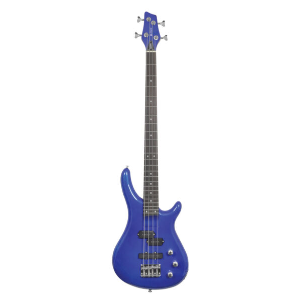 Chord CCB90 Electric Bass Guitar - Metallic Blue