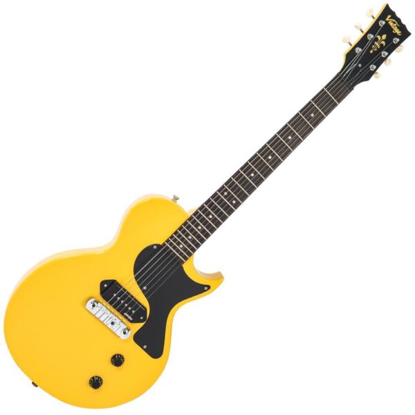 Vintage V120TVY Reissued Electric Guitar - TV Yellow