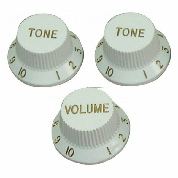 Guitar Tech GT506 Control Knobs - White