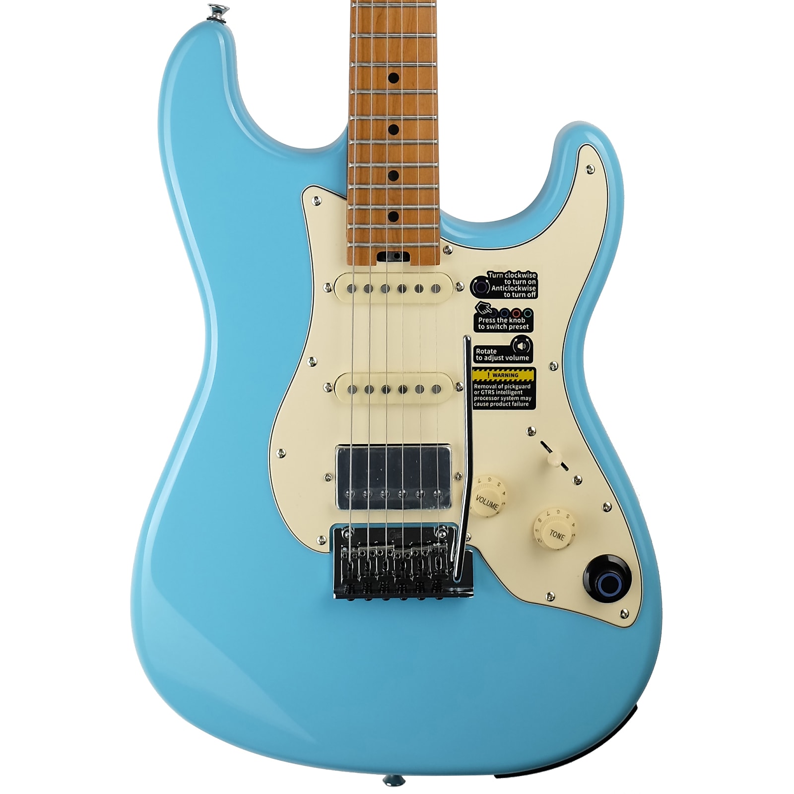 Mooer GTRS S801 Electric Guitar - Sonic Blue