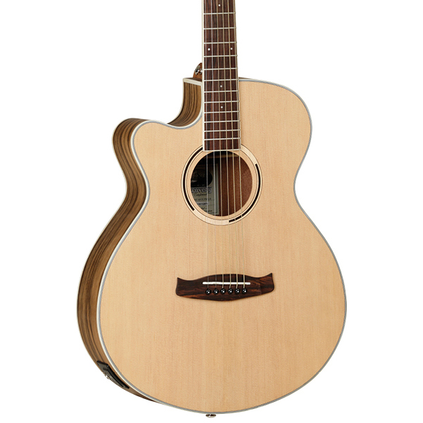 tanglewood left handed electro acoustic guitar