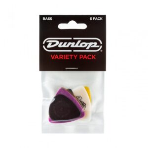 Dunlop Bass Guitar Plectrum Variety 6 Pack