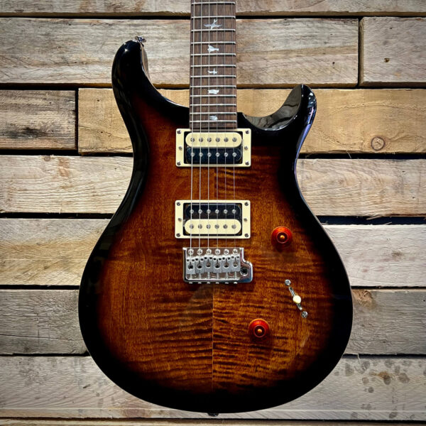 PRS SE Custom 24 Electric Guitar - Black Gold Burst - Body