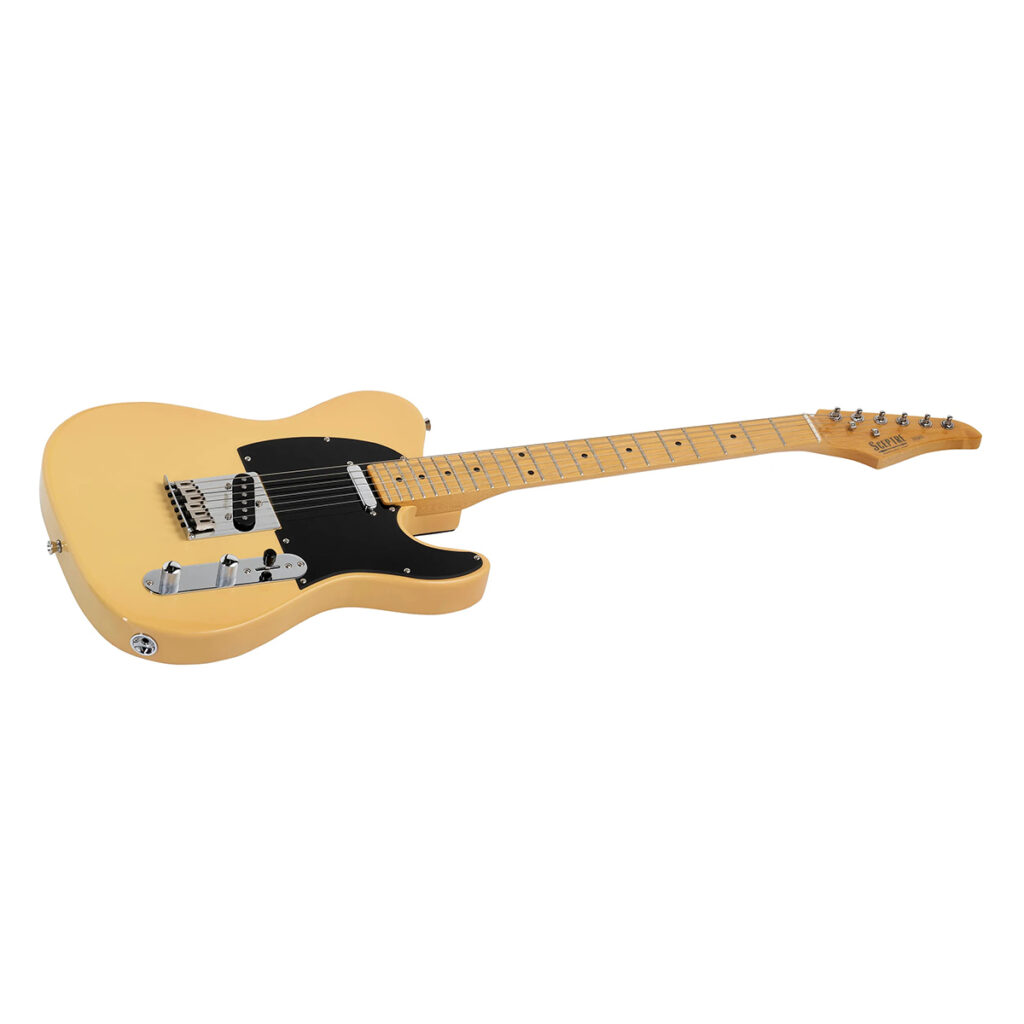 Levinson Sceptre Arlington Standard SA1 BLDE M Electric Guitar - Blonde - Angle