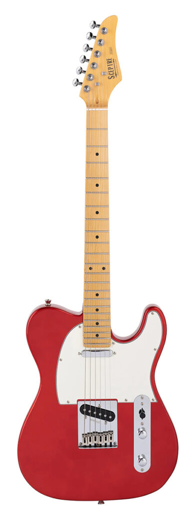 Levinson Sceptre Arlington Standard SA1 CAR M Electric Guitar - Candy Apple Red - Full