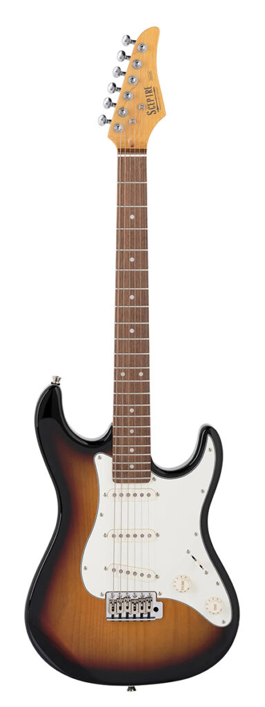 Levinson Sceptre Ventana SV1 3TS Electric Guitar - 3 Tone Sunburst - Full