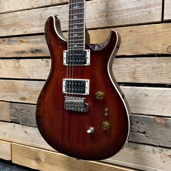 PRS SE Standard 24-08 Electric Guitar - Tobacco Sunburst - Angle 2