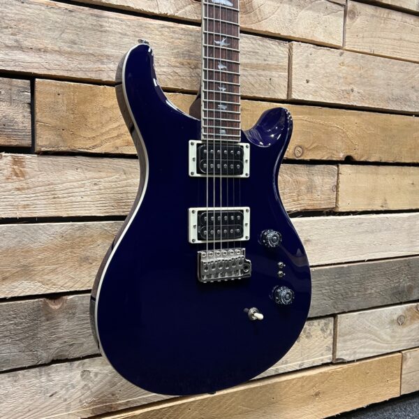 PRS SE Standard 24-08 Electric Guitar - Translucent Blue - Angle 1