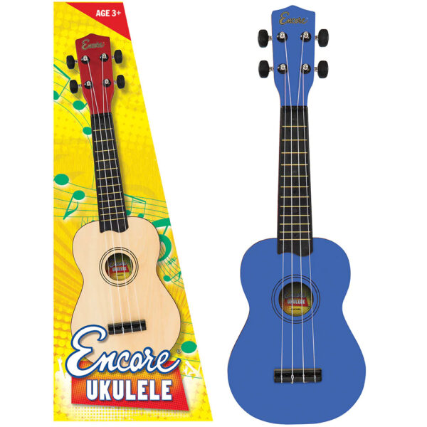 Encore Ukulele - Blue - Box