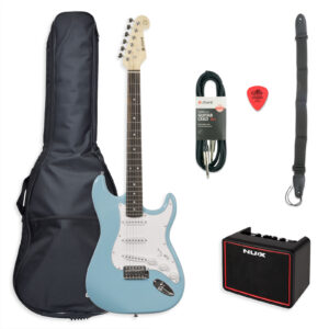 Chord CAL63 Electric Guitar Starter Pack - Surf Blue