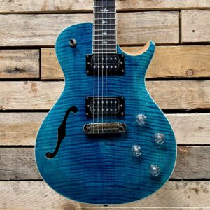 PRS SE Zach Myers 594 Signature Semi-Hollow Electric Guitar - Myers Blue - Body