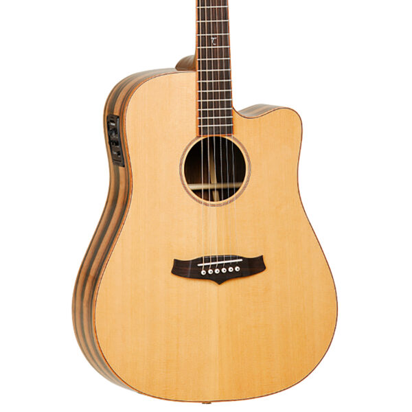 Tanglewood TWJ DCE Java Series Dreadnought Cutaway Electro-Acoustic Guitar - Body