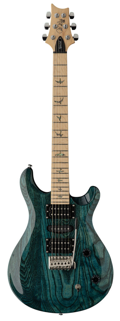 PRS SE Swamp Ash Special Electric Guitar - Iri Blue - Full