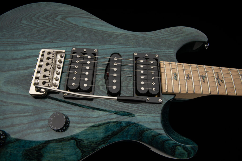 PRS SE Swamp Ash Special Electric Guitar - Iri Blue - Promo 4