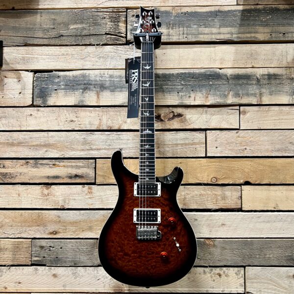 PRS SE Custom 24 Quilt Electric Guitar - Black Gold Burst