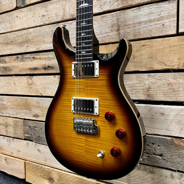 PRS SE DGT David Grissom Signature Electric Guitar - McCarty Tobacco Sunburst - Angle 2