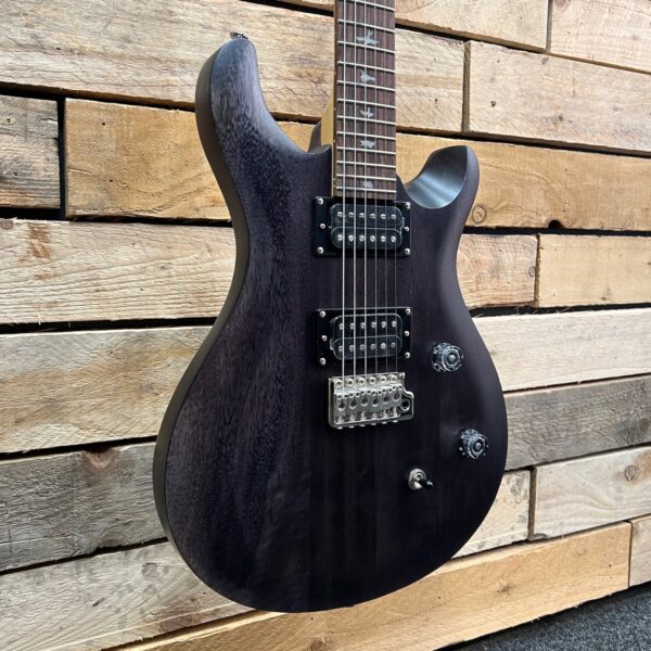 PRS SE CE 24 Standard Satin Electric Guitar - Charcoal - Angle 1