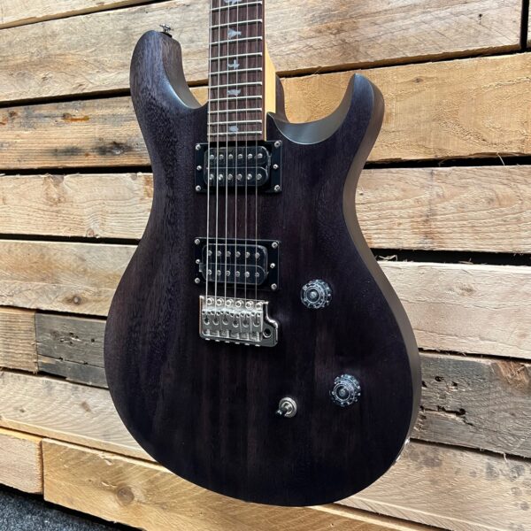 PRS SE CE 24 Standard Satin Electric Guitar - Charcoal - Angle 2