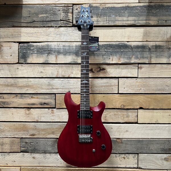 PRS SE CE 24 Standard Satin Electric Guitar - Vintage Cherry - Front