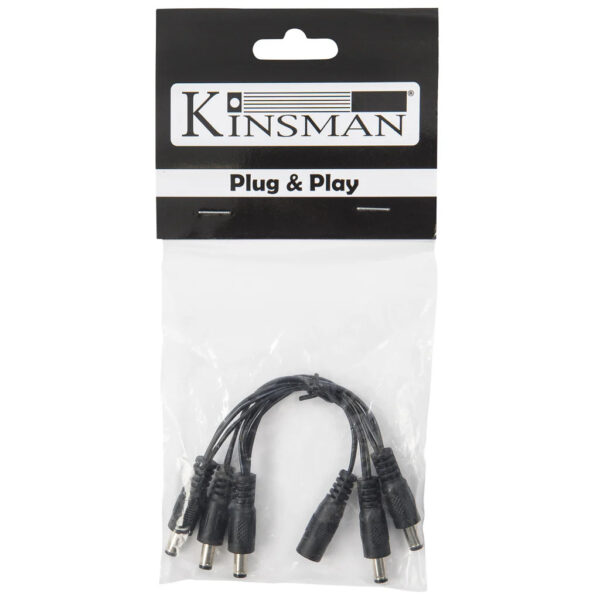 Kinsman 5 Way Daisy Chain Pedal Power Extension Cable - 2.4ft/0.75m