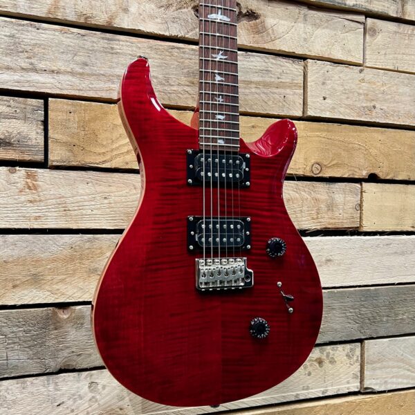 PRS SE Custom 24 Limited Edition Electric Guitar - Ruby - Angle 1