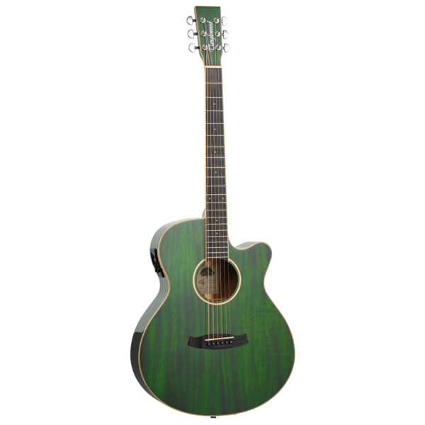 Tanglewood TW4 CE FG Winterleaf Series Cutaway Electro-Acoustic Guitar - Green