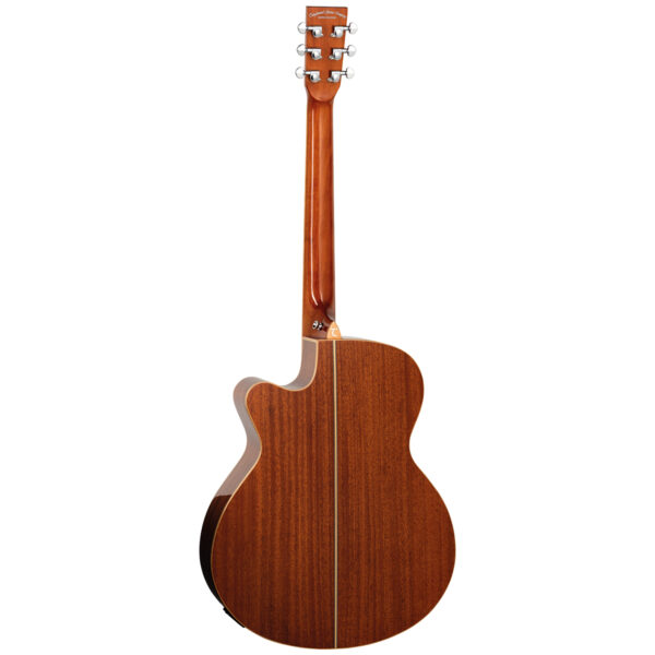 Tanglewood TW4 CE NA Winterleaf Series Cutaway Electro-Acoustic Guitar - Back