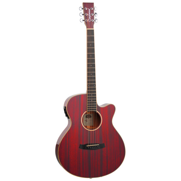 Tanglewood TW4 CE R Winterleaf Series Cutaway Electro-Acoustic Guitar - Red