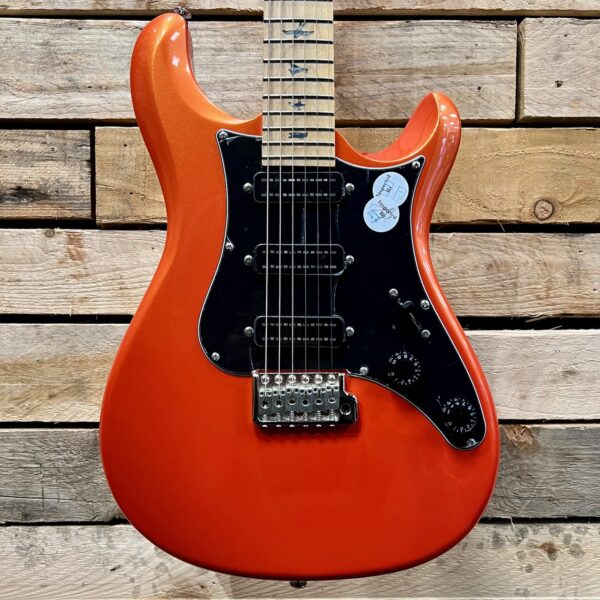 PRS SE NF3 Maple Fretboard Electric Guitar - Metallic Orange - Body