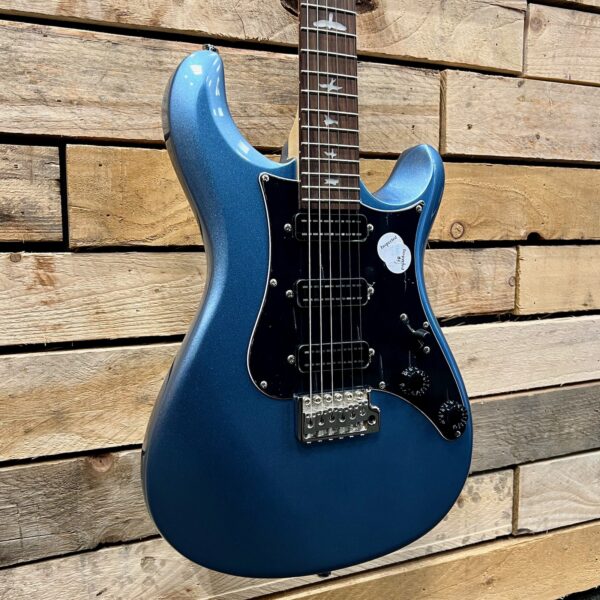 PRS SE NF3 Rosewood Fretboard Electric Guitar - Ice Blue Metallic - Angle 1