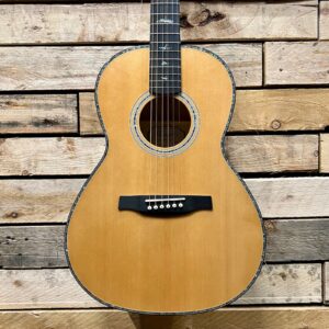 PRS SE P50E Parlour Electro-Acoustic Guitar - Natural with Black Gold Back - Body