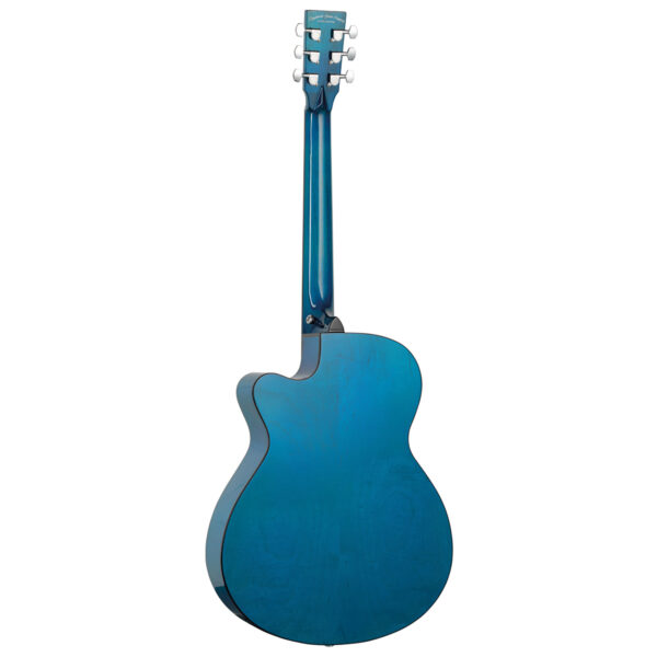 Tanglewood TA4 CE BL Azure Series Cutaway Electro-Acoustic Guitar - Serenity Blue - Back