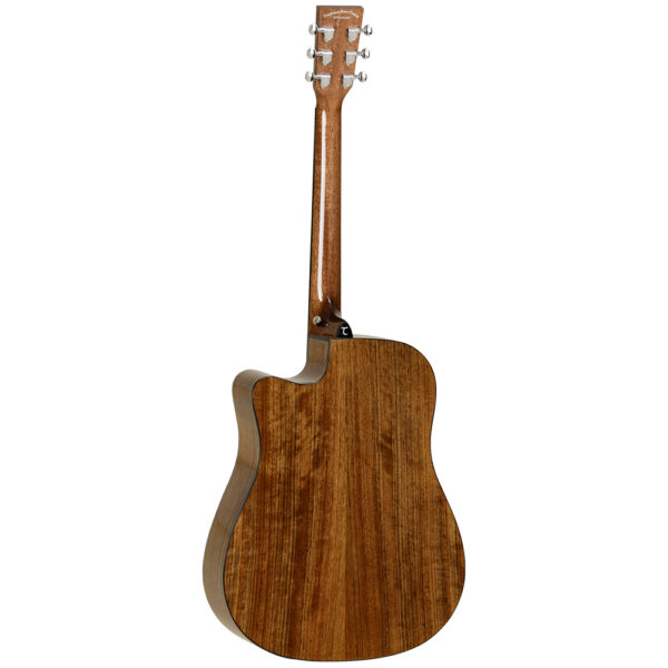 Tanglewood TW28CE X OV Evolution Exotic Series Dreadnought Electro-Acoustic Guitar - Back