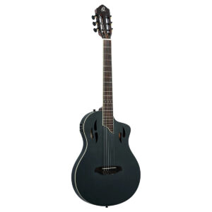 Ortega Tour Player Series Electro-Acoustic Classical Guitar - Satin Black - Main