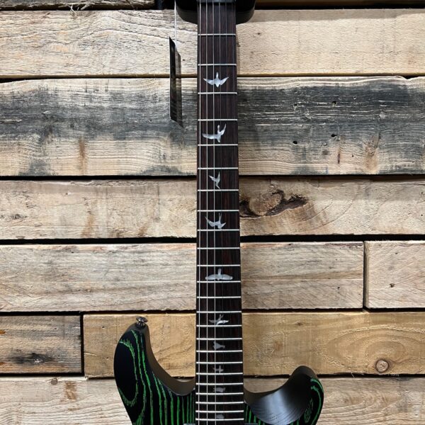 PRS SE Swamp Ash CE 24 Sandblasted Limited Edition Electric Guitar - Green - Fretboard