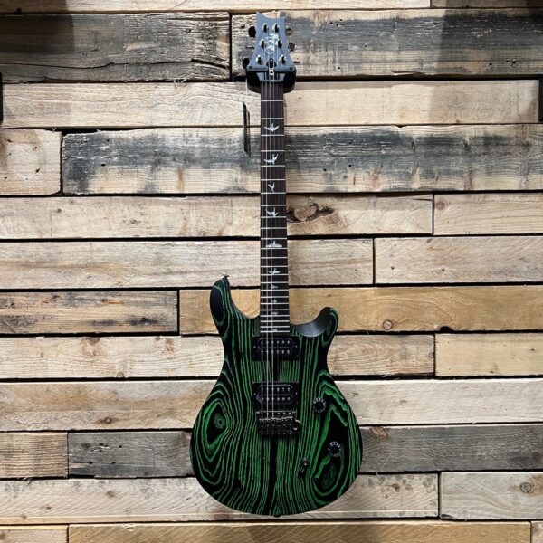 PRS SE Swamp Ash CE 24 Sandblasted Limited Edition Electric Guitar - Green - Front