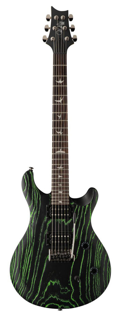 PRS SE Swamp Ash CE 24 Sandblasted Limited Edition Electric Guitar - Green - Full