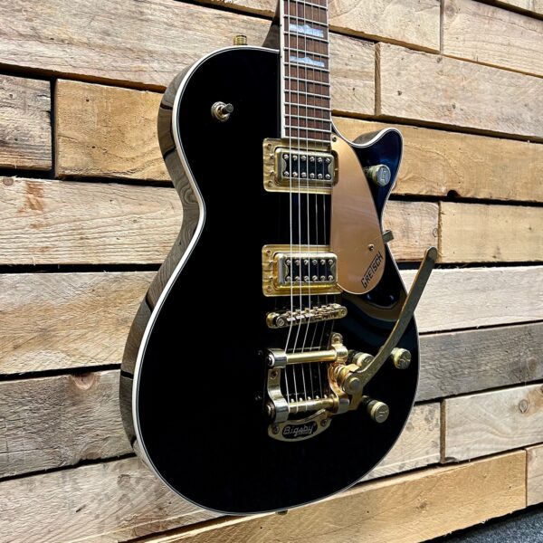 Gretsch G5435TG Limited Edition Electromatic Pro Jet with Bigsby (Pre-Owned) - Jet Black - Angle 1