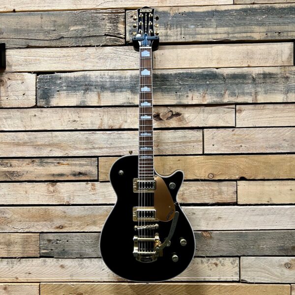 Gretsch G5435TG Limited Edition Electromatic Pro Jet with Bigsby (Pre-Owned) - Jet Black - Front