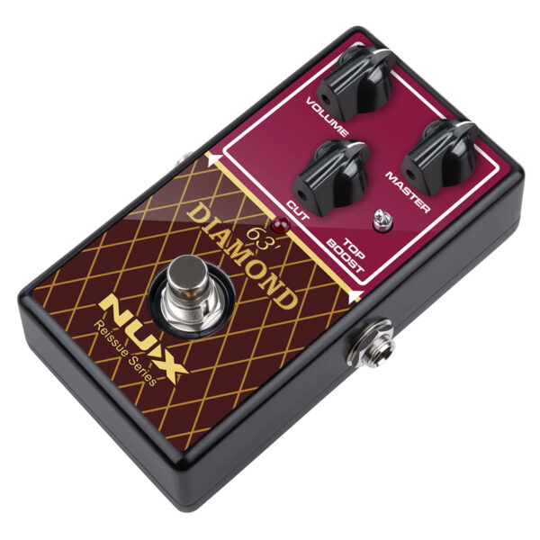 NuX 63 Diamond Overdrive Pedal - Angle