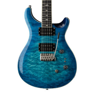 PRS SE Custom 24-08 Quilt Electric Guitar - Lake Blue - Body