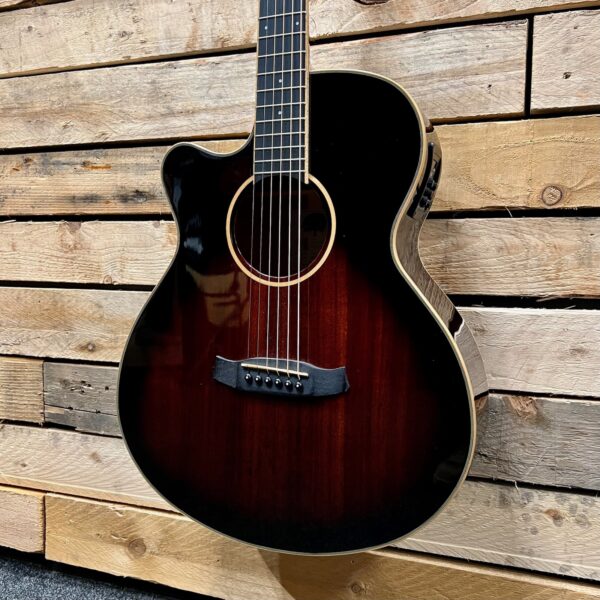 Tanglewood TW4 E AVB LH Left-Handed Electro-Acoustic Guitar (B Stock) - Angle 2