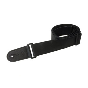 Leathergraft 2" Adjustable Leather Guitar Strap - Black