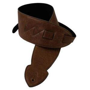 Leathergraft 4 Softy Leather Guitar Strap - Brown