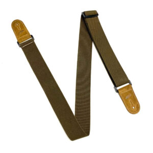 Leathergraft Cotton Webbing Guitar Strap - Khaki