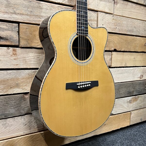 PRS SE A60E Angelus Electro-Acoustic Guitar - Natural - Angle 1