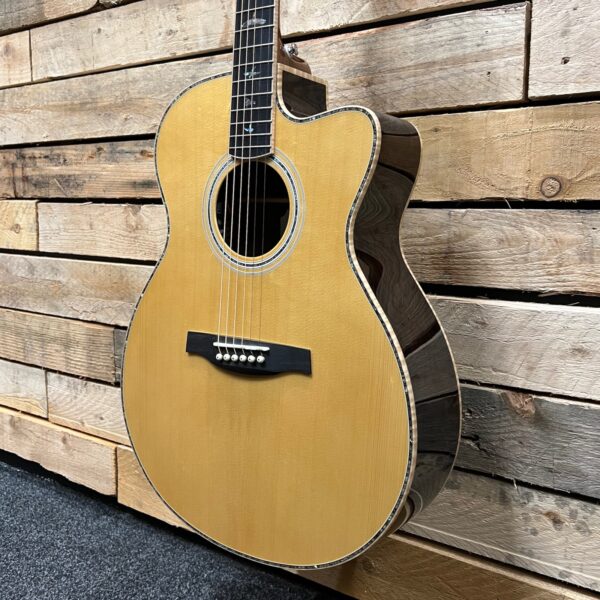 PRS SE A60E Angelus Electro-Acoustic Guitar - Natural - Angle 2